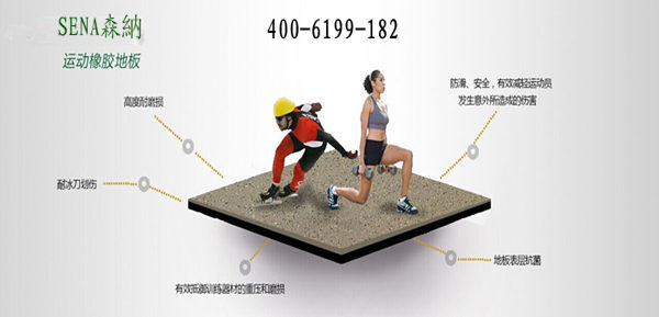 溜冰场橡胶地板一个展示技巧与勇敢的天地-森納橡胶地板